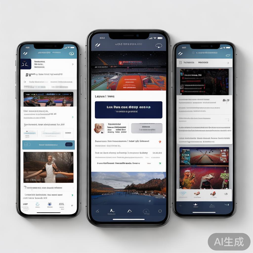 一、熟悉首页布局
首页通常默认为赛事直播、最新资